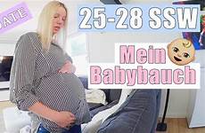 babybauch schwanger monat