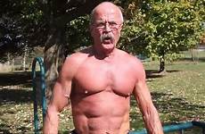 ripped grandfather grandpa robert durbin man old hard his rock year cane off men physique muscle video workout fit gets