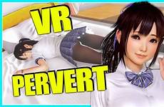 vr kanojo simulator gameplay pervert virtual reality girlfriend vive htc choose board feel