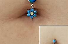 piercing navel floating belly healed button jewelry dana ordered fully featuring dark custom her pusher needle tumblr