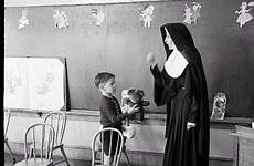 catholic school nun nuns teacher childhood 1960 classroom young schools memories 1960s when magazine life education acting patient probably nice