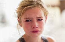 child crying red face close girl unhappy caucasian stock dissolve divorce stressing warning signs blend d145