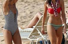 szohr jessica nina dobrev bikini hawaii swimsuit beach hot shows during body girls gotceleb