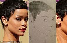 fan bad celebrities rihanna funny celebrity photoshopped look terrible real faces their forehead drawings edited life made looked chin badly