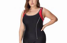 big women swimwear suit plus size breasts swimsuit belly bathing conservative slimming piece cover over beachwear