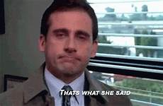 office gif she said michael scott inspiremore pregnancy announcement uses couple perfect smile stay inspired days week