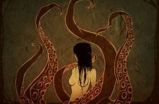 octopus lady deviantart tentacle tentacles monster japanese human folklore japan ainu choose board world