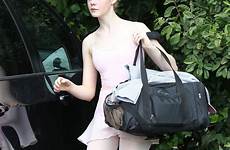 fanning elle ballet pantyhose white dakota tights legs aug leaves studio class city mini sexy fanpop her nylons girls celebrities