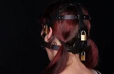 gag harness locking multiple gags vergrendeling harnas