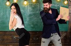 teacher punishes sexy student schoolmaster spanking
