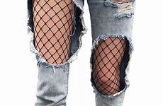 fishnet tights stocking pantyhose hollow mesh waist slim stockings sexy women high