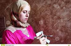 counting muslim arab money woman bills preview