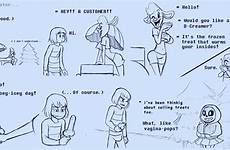 tail undertale underhertail popsicle frisk thewill deletion flag comixhub goldencomics mult34