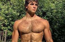 hairy muscular shaven chested