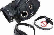 mask bdsm sex hoods bondage head face removable penis gag mouth eye toys women