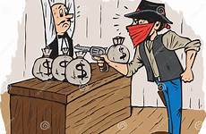 bank robbery cartoon western stock vector times royalty illustration