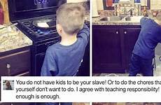 son mom chores teaches teach her gets 7k criticized aren just women online boredpanda nikkole girls