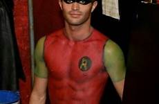 male superheroes costumes men cosplay body paint superhero halloween robin costume hero guy nude superman funny aquaman