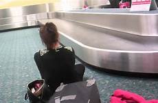airport drunk chick