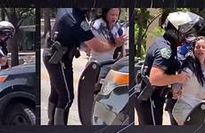 police officer groping woman breasts arrest her during he searches filmed distressed grope gropes july posted