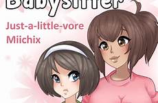 vore babysitter literal collab aryion babysiter g4 boobspicshunter anime favourites