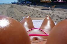 bikini tits boobs oiled sunbathing legs smutty model