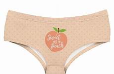 panties peach sweet underwear