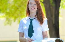 redhead pepper kester uniform school ftv amazing her beautiful redheads phantos pm posted teen