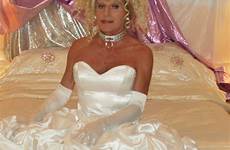 crossdressing transgender strapless modeled romantic colette petticoated thetransgenderbride crossdresser