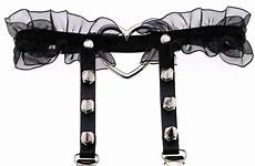 garter belt elastic goth shape garters