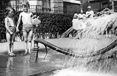 vintage children fun water summer kids wave heat show girls tate incident outside looked internet who before filled found being
