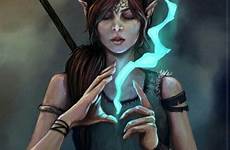 elf female characters dnd fantasy druid sorcerer character portraits drawing dragon age mage choose board