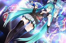 upskirt miku hatsune konachan aqua panties hair respond edit twintails microphone vocaloid underwear striped thighhighs bra skirt eyes long big