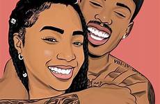 couple fiverr cartoons afro people girl wallpaper acessar professional draw