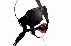 gag blindfold harness muzzle restraint