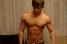boy abs giphy workout muscle sweaty washboard