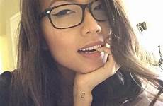 girl women asian glasses nerdy sexy girls asia hot asians selfies fit gorgeous