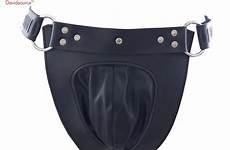 lockable breifs underwear flirty string thongs belt fetish wear leather sexy back