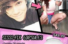 captions sissy feminization transgender capsules crossdresser transformation