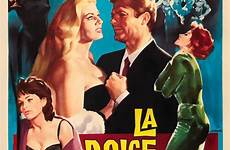 movie film vita dolce la posters poster vintage classic italian movies old films