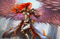 angel wings fantasy redhead girl red wallpaper feather head hd ultra wallpapers warrior boris vallejo wallpapers13 original 2160 backgrounds resolution