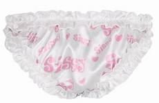 panties briefs bloomers frilly ruffled silky