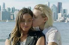 lesbian romantic scenes mouth shipped together