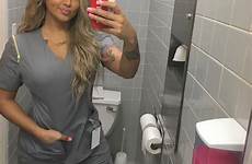 nurse scrubs uniform nursing beautiful sexy hot cute goals bathroom female rn outfit