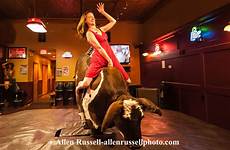 bull mechanical riding woman women photography allen russell model bucking contained galleries