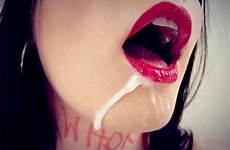 dripping chin down blowjob lipstick cum her milf mouth mature eporner xxx