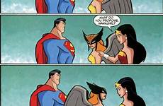 wonder woman hawkgirl batman hentai superman sneaky bird justice league lantern green deviantart comics