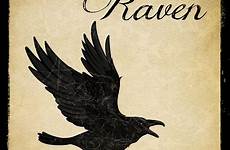 poe edgar nevermore allan quoth literary laminated ravens