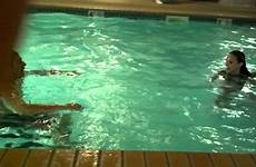 skinny pool dip couple wierd