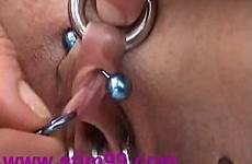 pumping nipples clitoris piercing tied